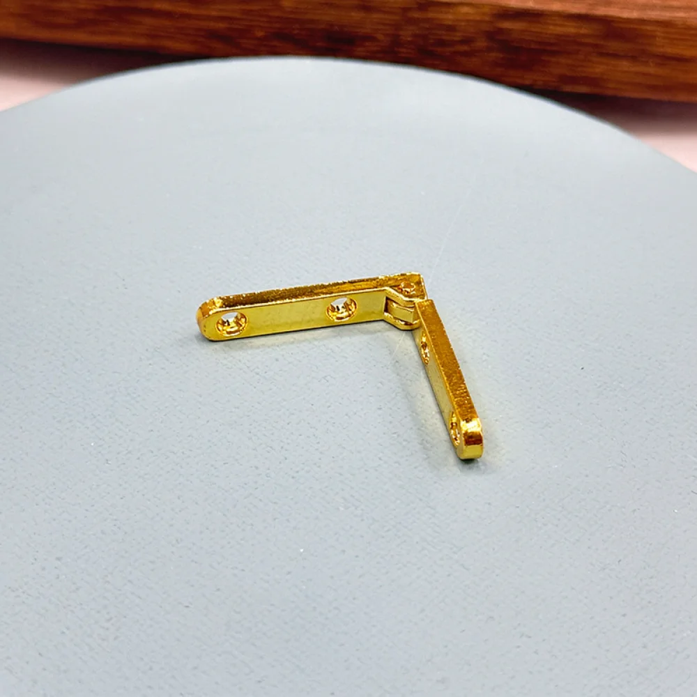 Furniture Hardware Items - บานพับโลหะผสมสังกะสี 90 องศา สำหรับกล่องเครื่องประดับไม้ขนาดเล็ก กล่องเครื่องสำอาง ฝาปิด
