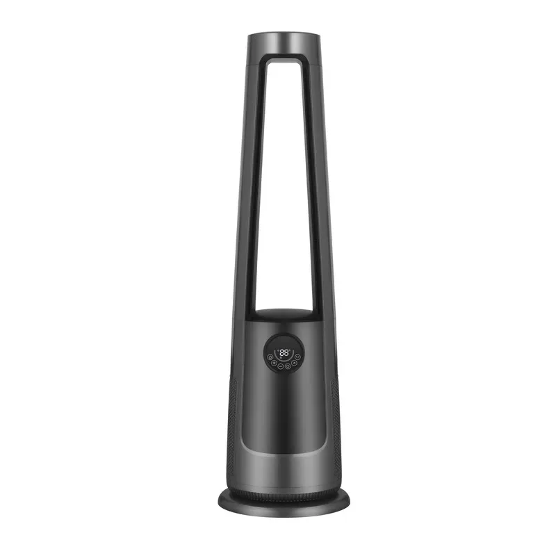 Energy Saving 12 Speed Digital Remote Control Oscillating Tower Fan Plastic Base for Home Electric Ventilation