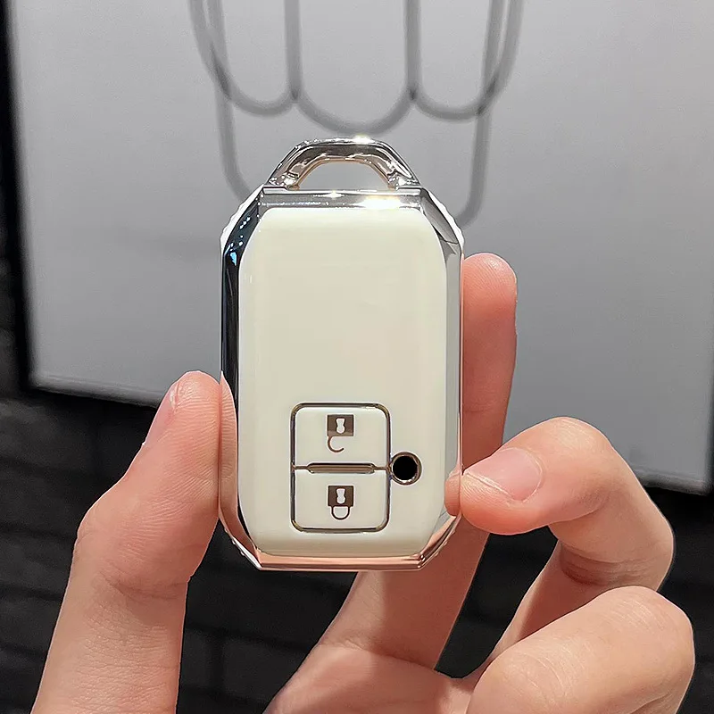 TPU Car Key Cover Remote Fob Case Protector Keychain Auto Accessories For Suzuki Jimny Swift Wagon R Hustler Spacia Xbee Sierra - view 4