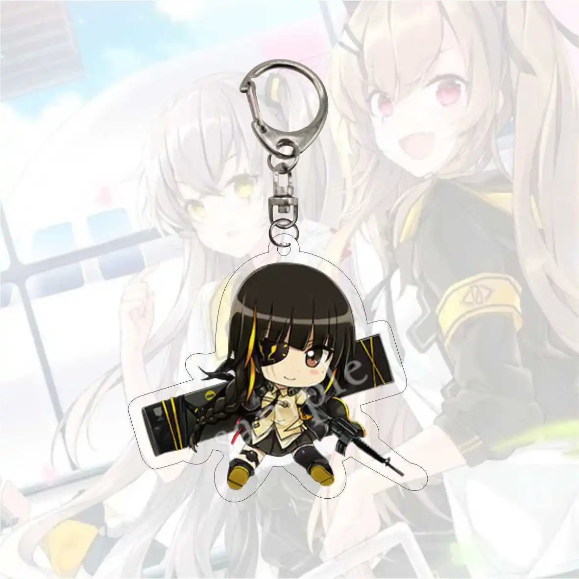 6 سنتيمتر الساخن لعبة الفتيات فرونتلاين أنيمي أرقام تأثيري الاكريليك سلاسل المفاتيح لطيف حقيبة قلادة Keyrings ديكور اكسسوارات لعبة المشجعين هدية #3