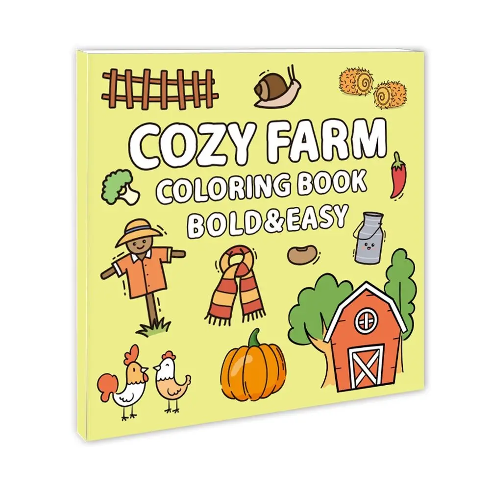 

Mini Food Fruit Coloring Book Creative Montessori toy Gouache Graffiti Book Educational Pocket Filling Color Book