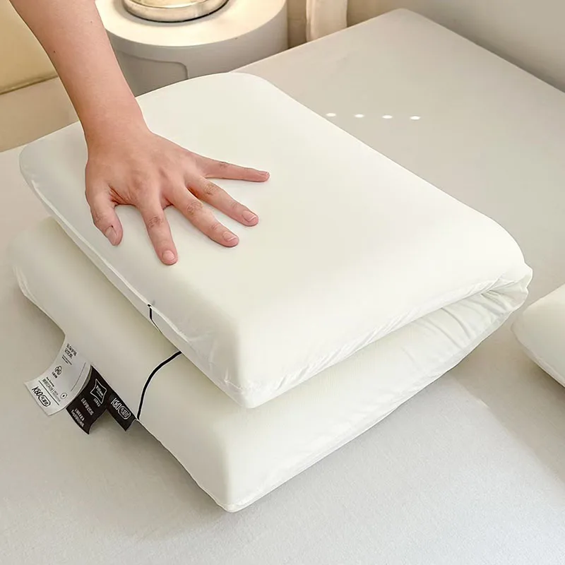 Rectangular Memory Foam Pillow for Hotel Super-Soft Rebound Pillows for Cervical Protection Cozy Skin-Friendly Home Decoration