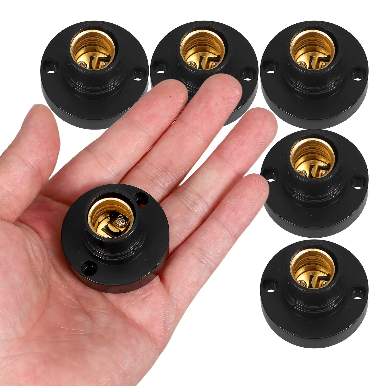 

Набор из 6 круглых патронов E14 для мини-ламп, основание для светодиодных и накаливаемых ламп, для замены, DIY осветительных приборов, тест на старение