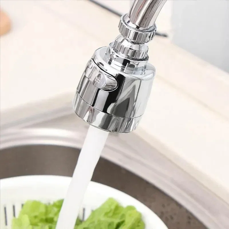 Spruzzatore per rubinetto Adattatore universale per rubinetto da cucina Prolunga per rubinetto pressurizzata a prova di spruzzi 360 ° Ugello per