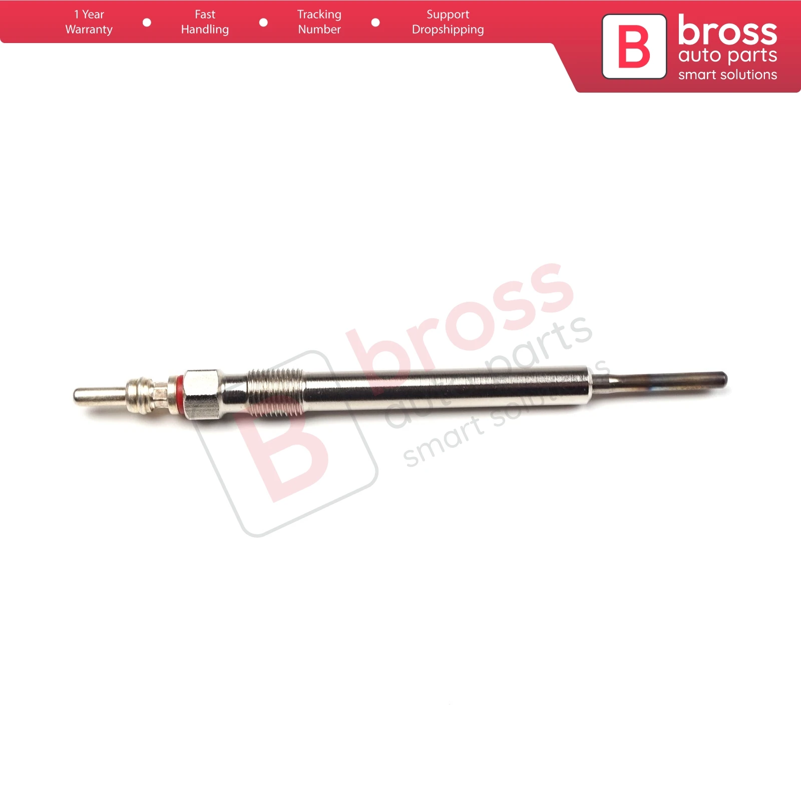 Bross Auto Parts BGP6 1 Piece Heater Glow Plugs  GX2127, 059963319E, GE108, GE115, 0100266016, Y609AS  for VW Audi Seat Skoda