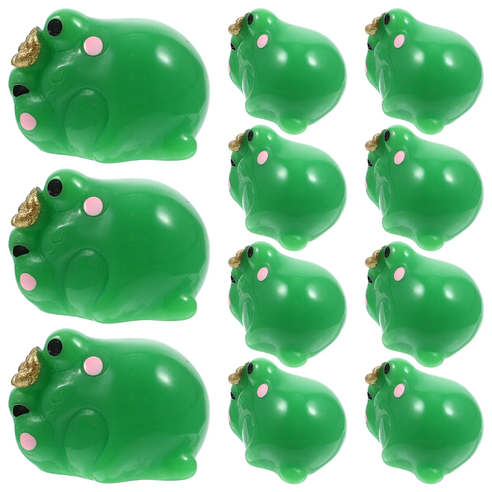 

MERRYHAPY 20pcs Cute Frog Resin Miniatures Animal Figurines for Craft Ornaments