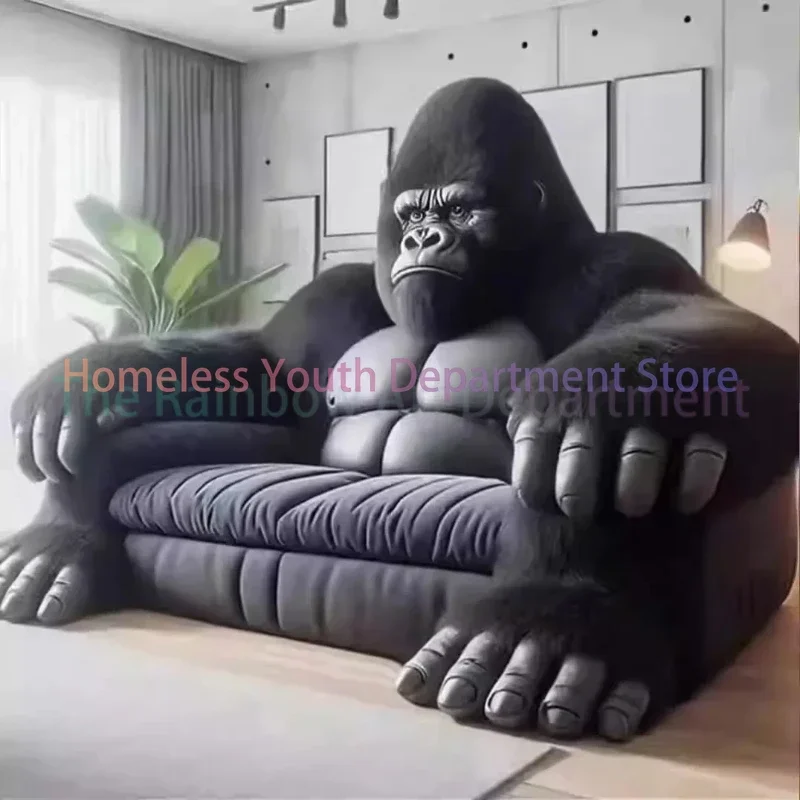 Bedroom bed creative size apartment cloth gorilla living room commercial sofa