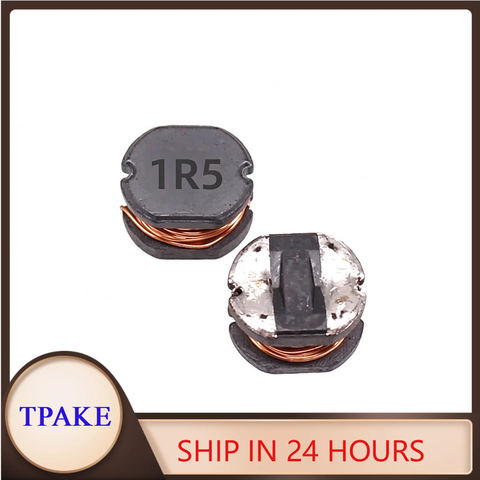 10/100PCS SMD Power Inductor CD43 1R5 1.5UH Wire Wound Inductance Copper Core