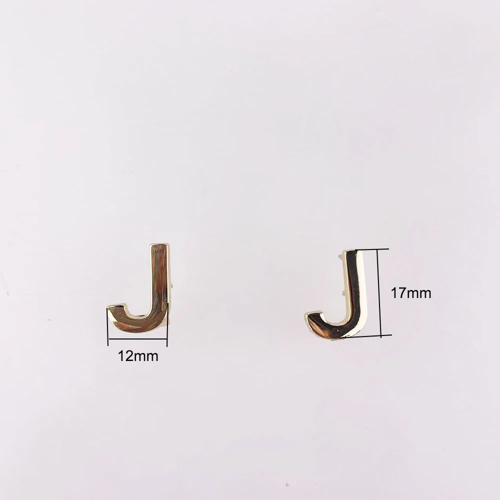 5Pcs DIY English 26 Letter Metal Rivets Claw Studs For Bags Clothes Hats Leather Decor Alphabets Claw Rivet Handmade Crafts