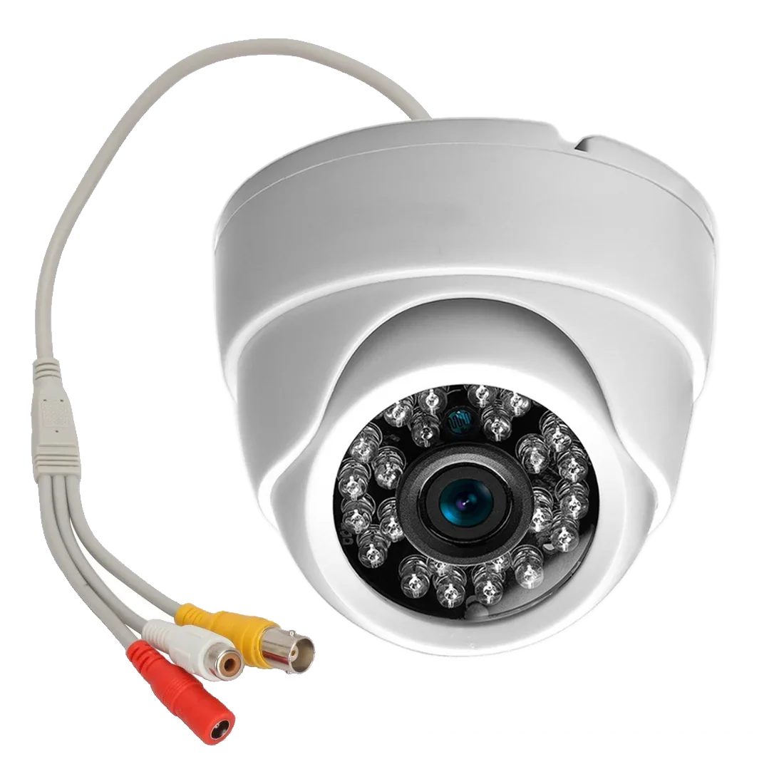 Vanxse CCTV 1/3 CMOS 1000TVL 24LEDs IR-CUT D/N Indoor Dome Audio Security Camera Microphone Surveillance Camera