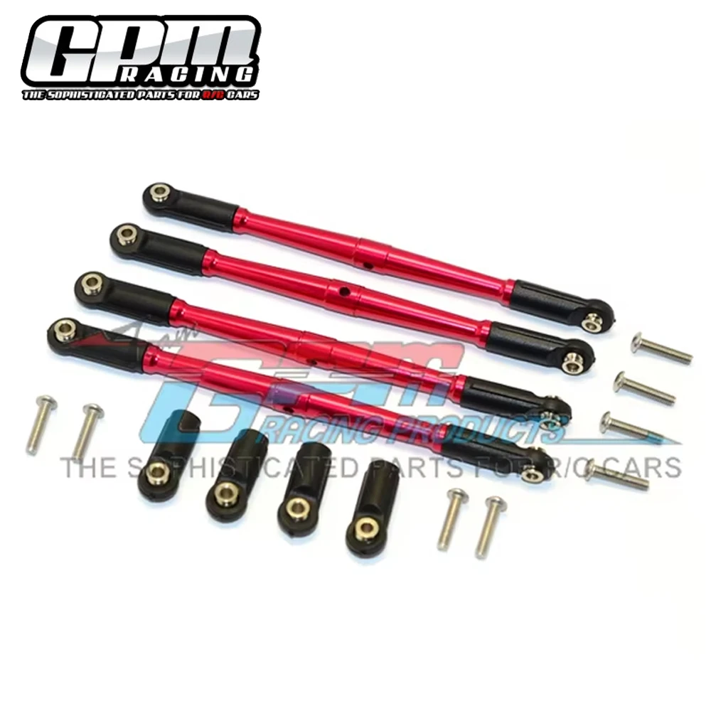 

Металлический алюминиевый передний и задний коромысло GPM, рулевая тяга 5318 5319 5347 5133 для радиоуправляемых автомобилей TRAXXAS 1/10 SUMMIT E-REVO ERVO 3.3