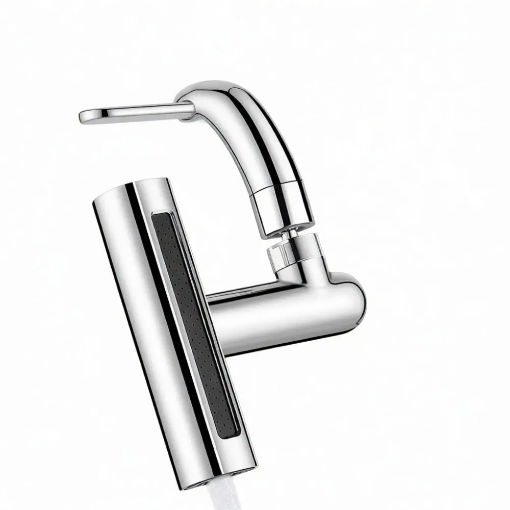 Kitchen Tap Aerator Extender Universal Rotating Sprayer Waterfall High Pressure Anti Splash Sink Faucet Attachment Water Saving