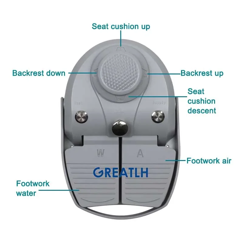 Multi-Function Foot Pedal Dental Foot Switch Pedal Dentist Chair Unit Materials Instrument Dental Instrument