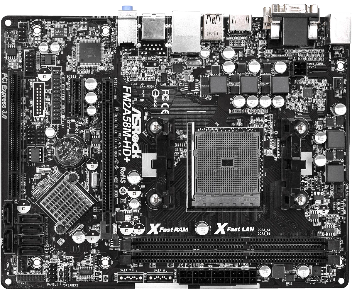 

ASROCK FM2A58M-HD+ Motherboard AMD A58 DDR3 32GB support A8 8650 A6 740 A10 785 A4 7300 Athlon X4 850 cpu