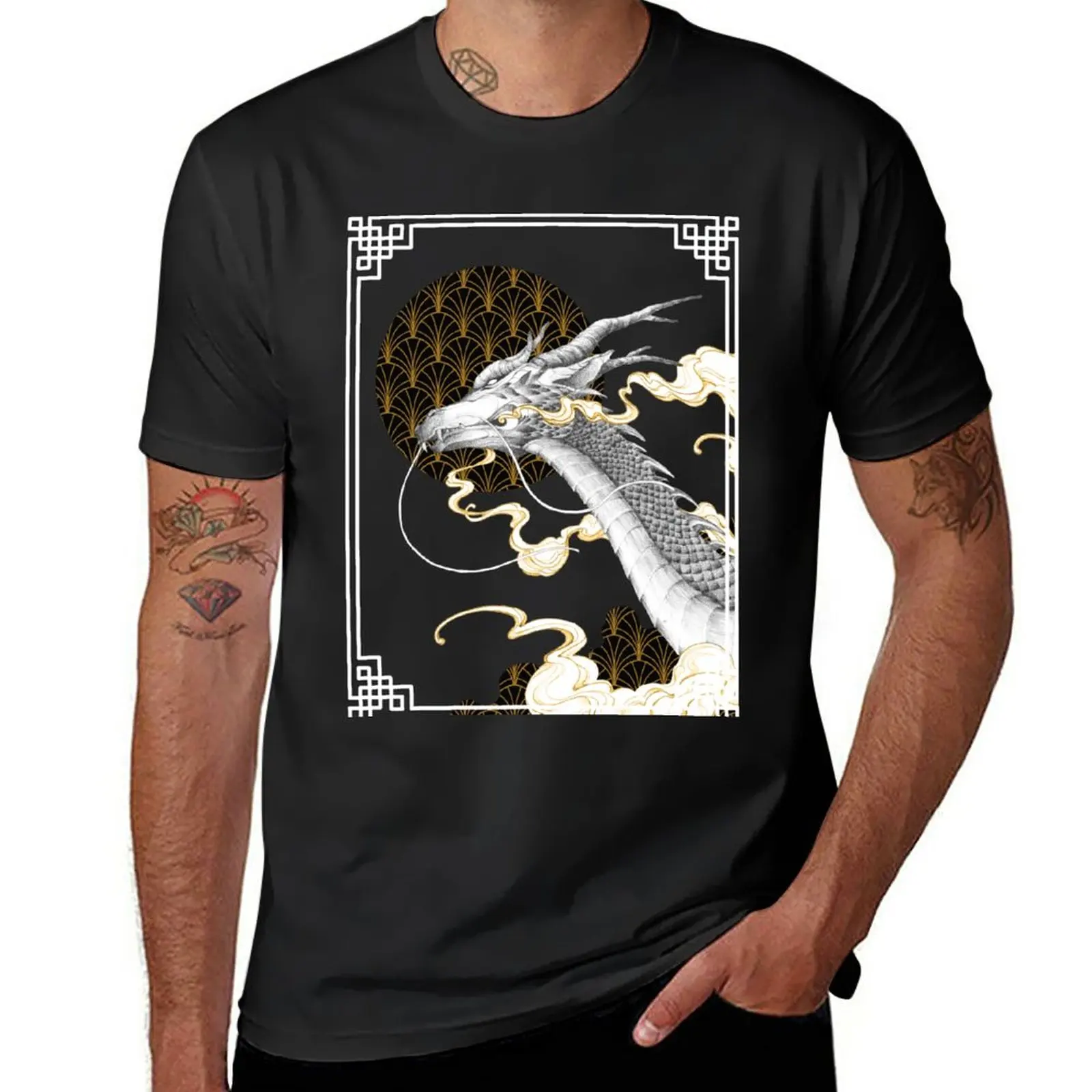 

New Dragon T-Shirt plain t-shirt plus size t shirts Short sleeve tee big and tall t shirts for men