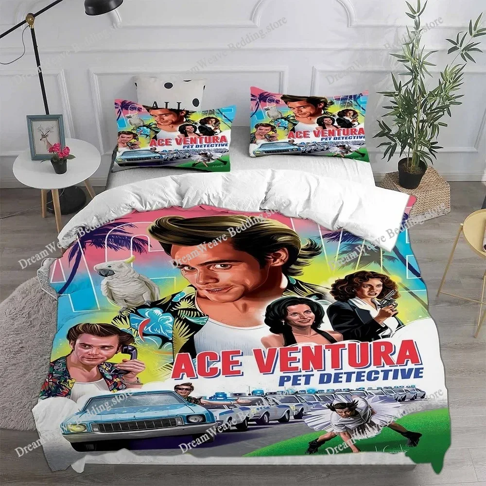 Ace Ventura Pet Detective Bedding Sets Eu Single Comforter Quilt Bed Cover Duvet Cover Pillow Case Kids Adults Luxury Gift