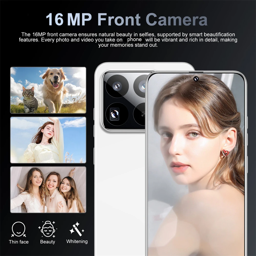 K-Touch Cheap C26 Ultra 5G Dual SIM Smartphone 7.0HD Cell Phone 22G+2TB Mobile Phones Android 15 8000mAh Global Version Unlocked 16+48MP Cellphones