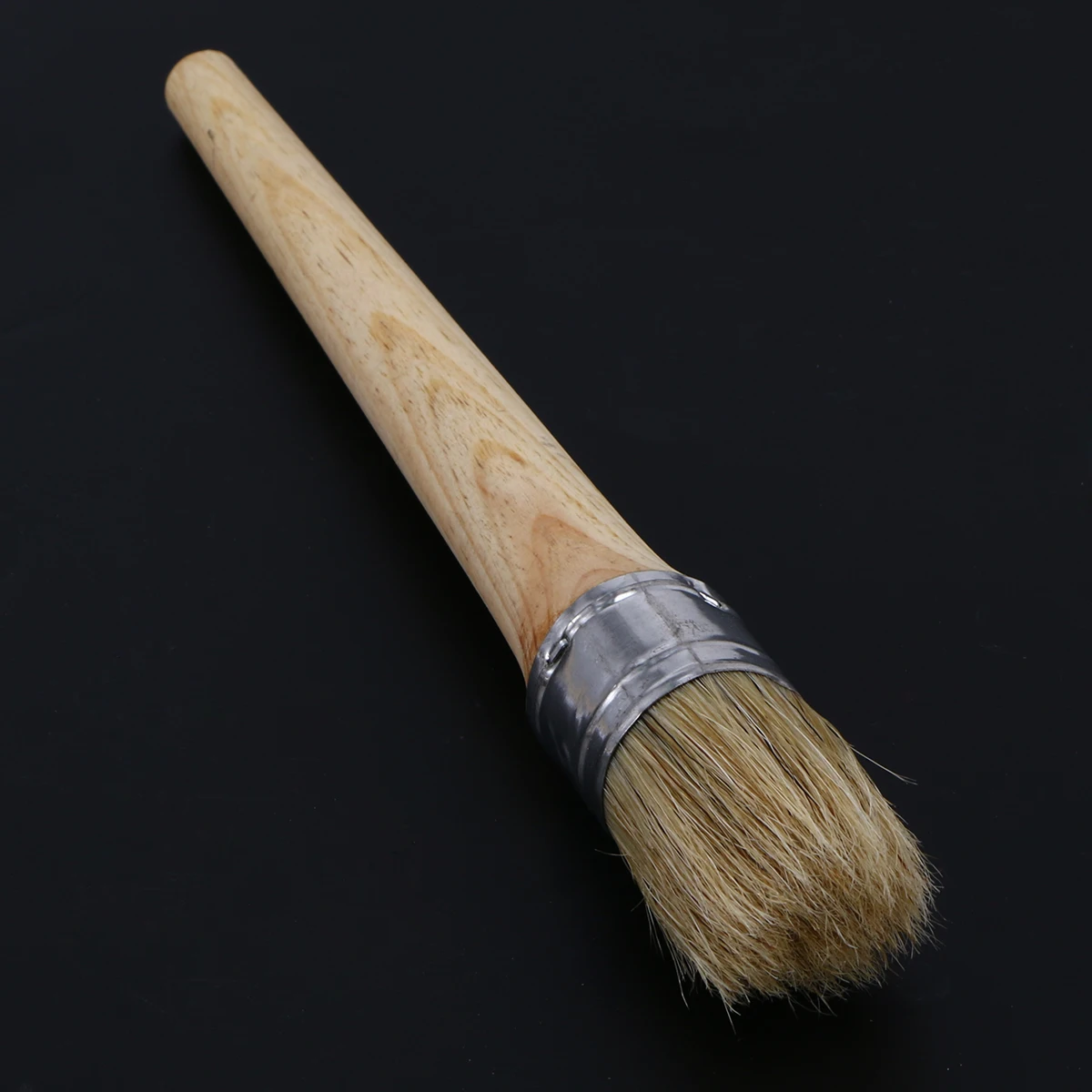 

30mm ProfessionalPaint Wax Brush Painting Waxing Clear Wax Brush for Furniture Stencils Home Decor Wood Large with Natural Brist