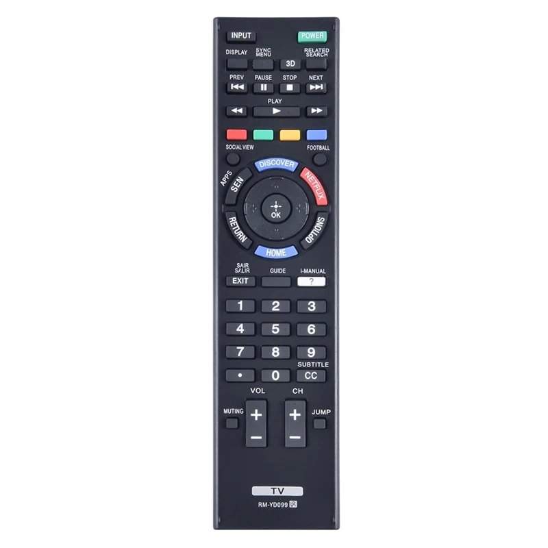 RM-YD099 Remote Control For Sony Bravia TV XBR-49X855B XBR-55X855B XBR-65X855B XBR-70X855B XBR-79X905B Kdl-40w600b KDL-42W805B