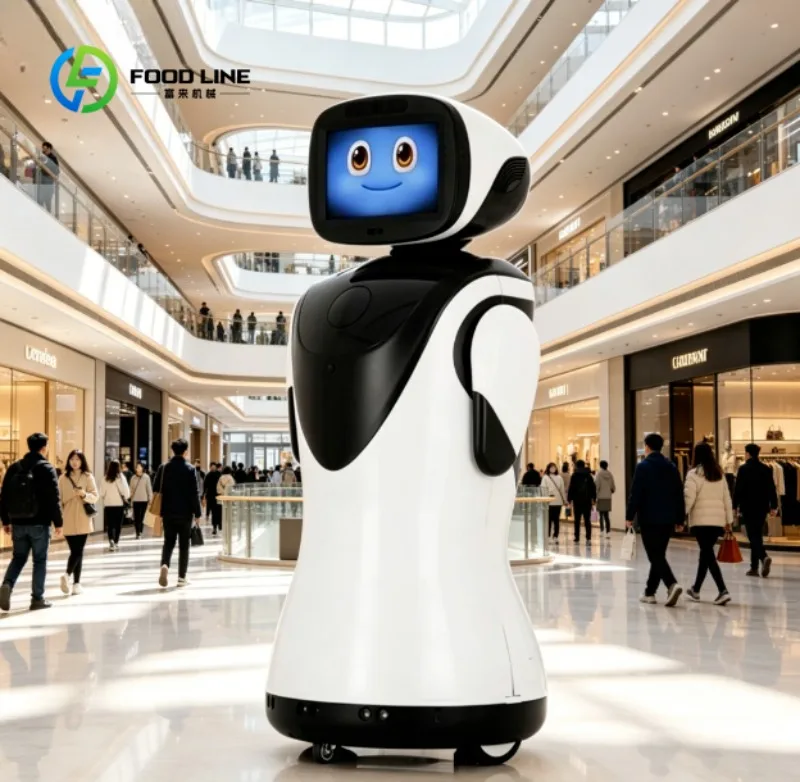 Custom AI Service Reception Robot with Facial Expression Screen, Voice Interaction  Perfect Welcome Robot for Schools, Malls