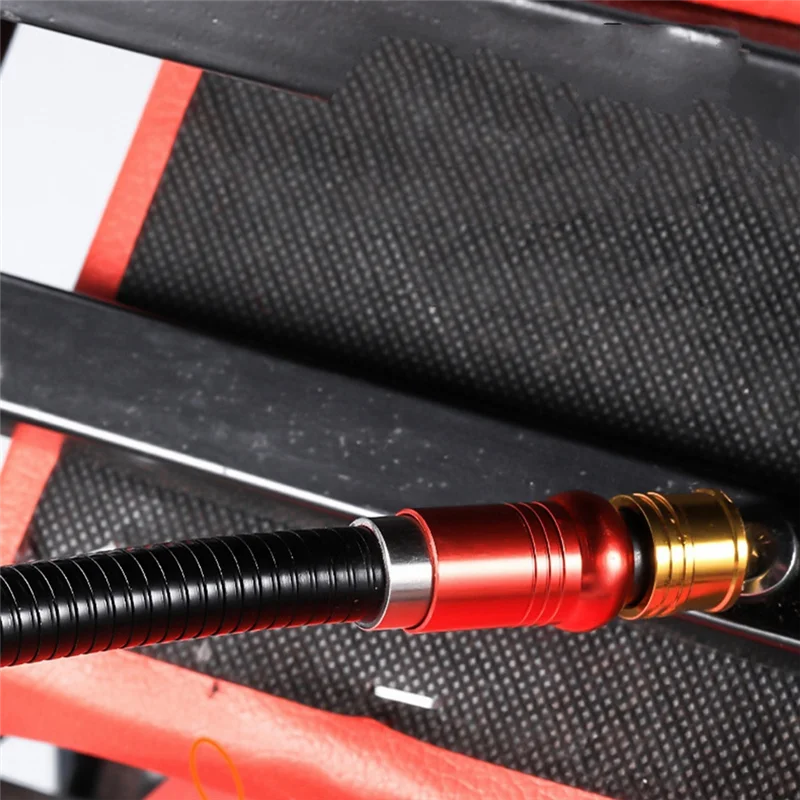 

M11K-Flexible Screwdriver Bit Holders Drill Bit Extension Shaft Bendable Elastic Hex Soft Bar