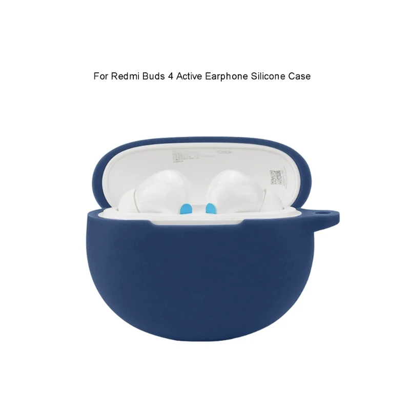 573A สำหรับ RedmiBuds 4 Active หูฟังล้างทำความสะอาดได้ Anti Dust Housing Sleeve เคสกันลื่น