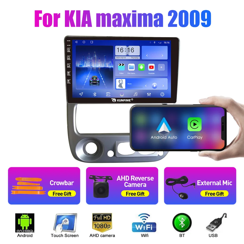 For Kia Rio 2009 Android GPS Navigation Reversing Camera Integrated Unit