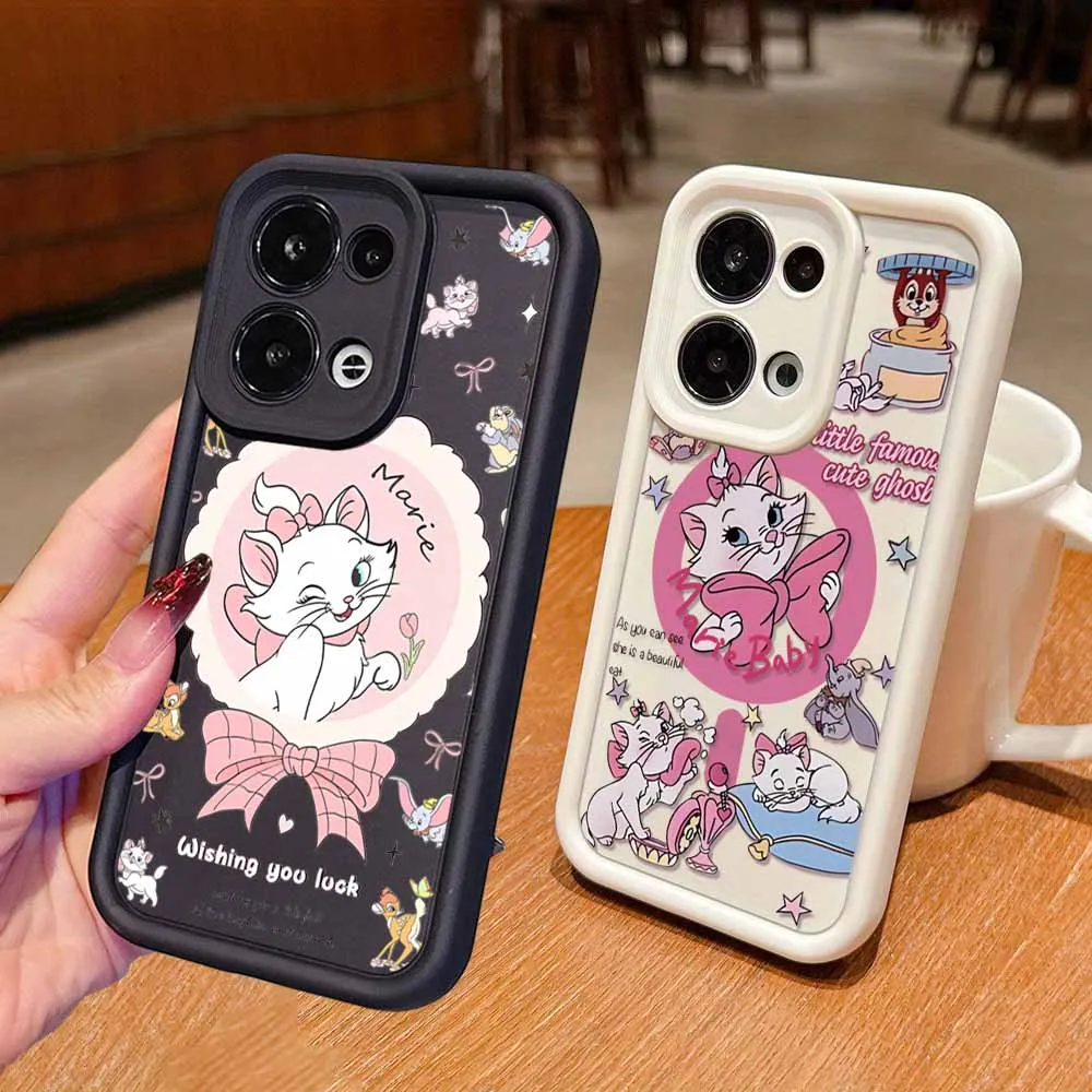 Аниме Disney Marie Cat для POCO X3 X4 X5 X6 X7 M3 M4 M6 F4 F5 F6 C31 C50 C51 C61 C65 C75 C55 Plus Etui для телефона с лестницей для глаз Funda
