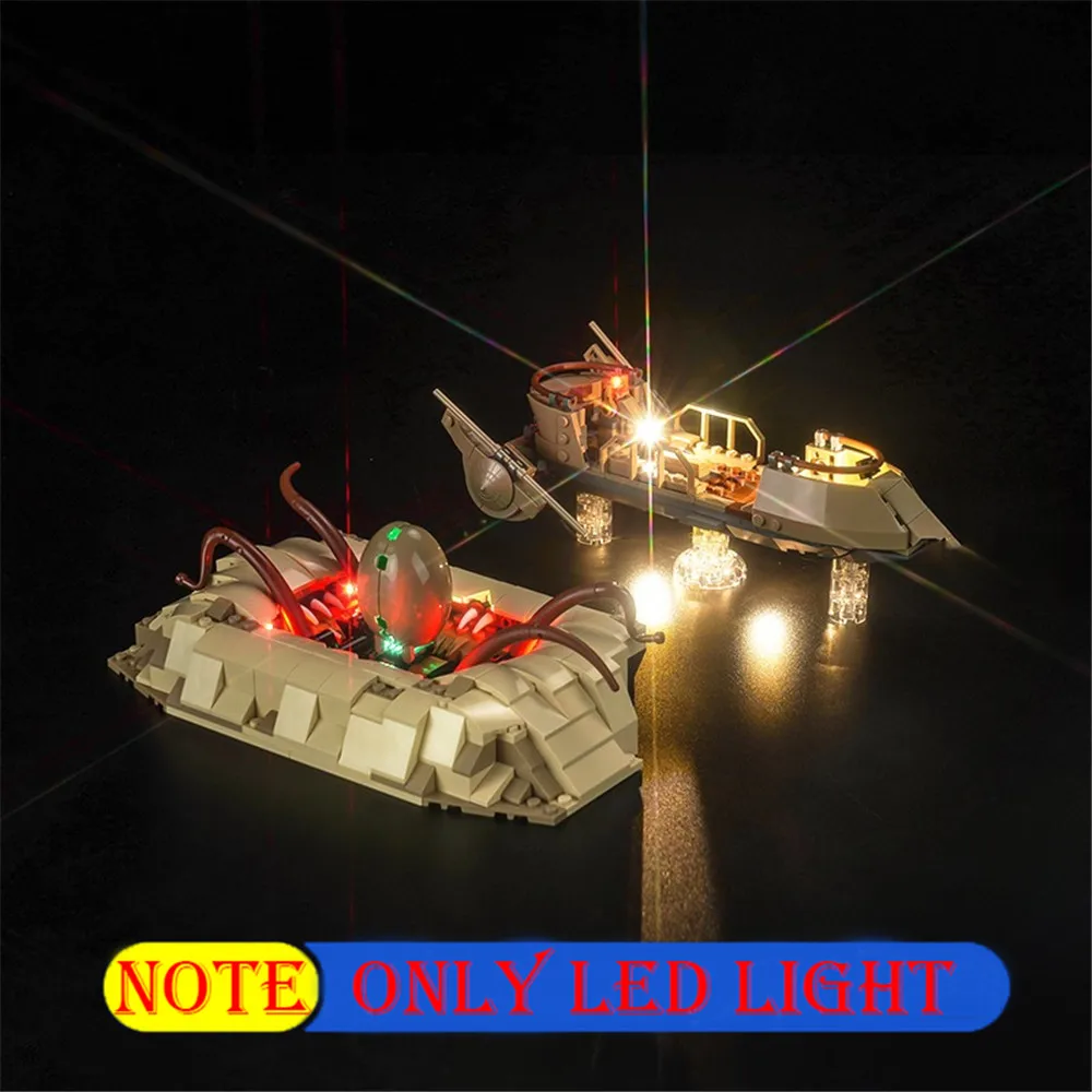 

Starsing Wars Movie Lighting Set For 75396 Desert Skiff & Sarlacc Pit Not Include Building Blocks (Only Led Light Kit)