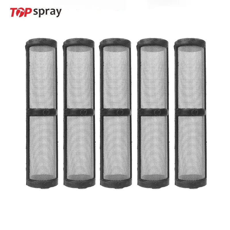 5Pcs/Set 60 Mesh Airless Electric Paint Sprayer Spray Pump Filter For 390 395 495 595 Sprayer Airless Spray Pump Filter