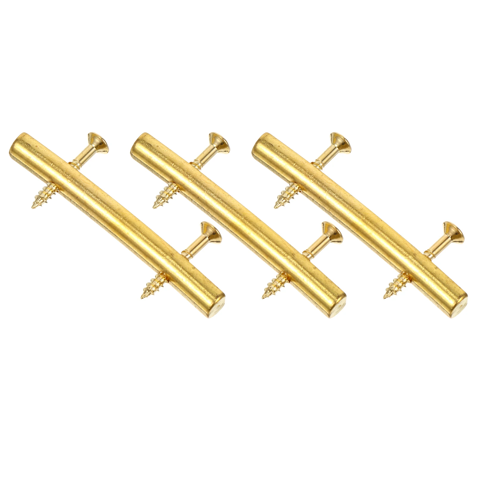 

3 Sets String Pressing Rod Zinc Alloy Chord Stick Pressure Tool Fixed Musical Instrument Accessory Golden Useful Guitar