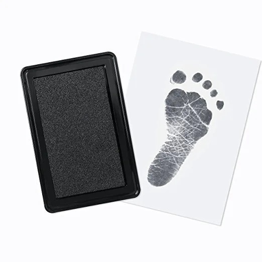 INk Pad for Baby Footprints Pet Paw Print Kit Non-ToxicAcid-Free Easy to Wipe and Wash Off Newborn Gift Long Lasting Keepsakes