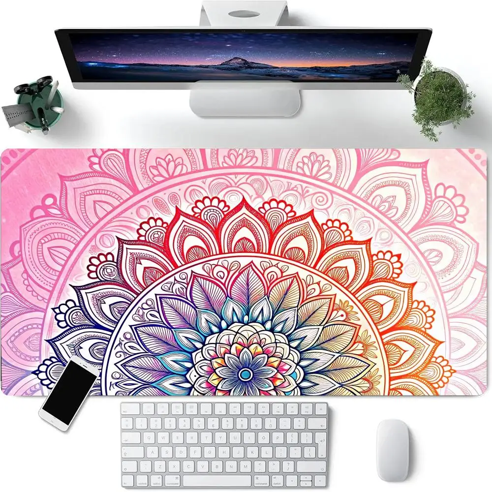 

Mouse Pad Mandala Gaming XL HD Home Computer New Mousepad XXL MousePads Natural Rubber Carpet Offices Laptop Mice Pad Table Mat