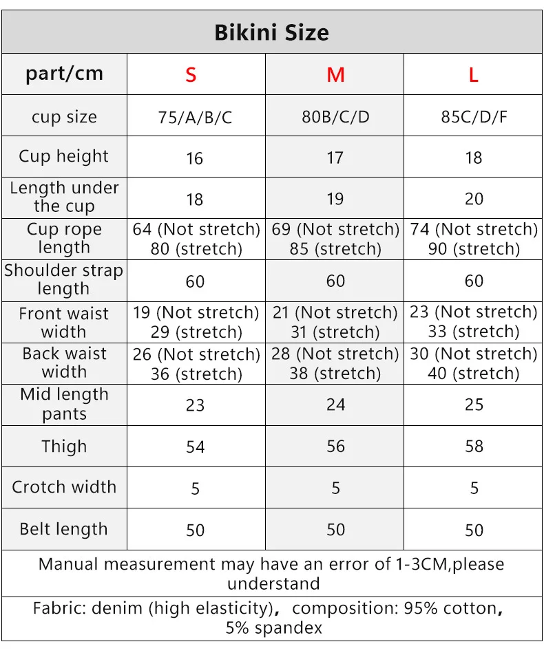 2025 Summer New Women's Sexy Denim Bikini Set Swimsuit Bathing Suit Women