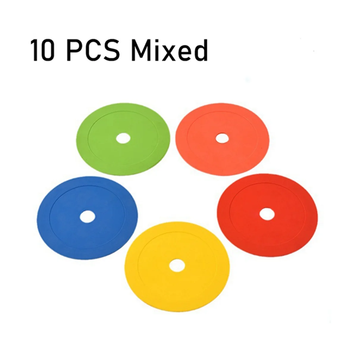 

НОВЫЕ 10 шт. футбольные плоские конусы, маркерный диск, баскетбольные спортивные маркеры для тренировки ловкости, портативное тренировочное оборудование