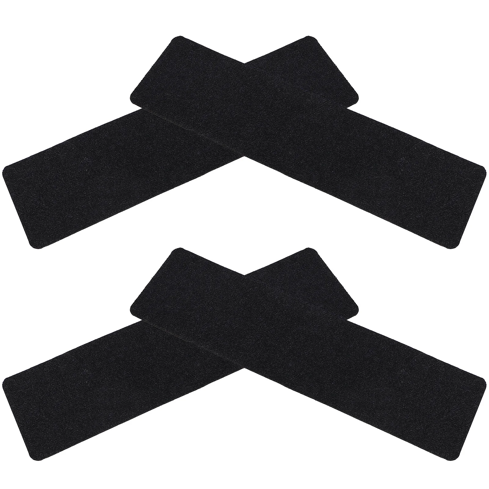 

4Pcs Stair Treads Polyester Nonslip Rugs for Wooden Steps Indoor Carpet Stair Runners Comfort Step Mats Staircase Runner