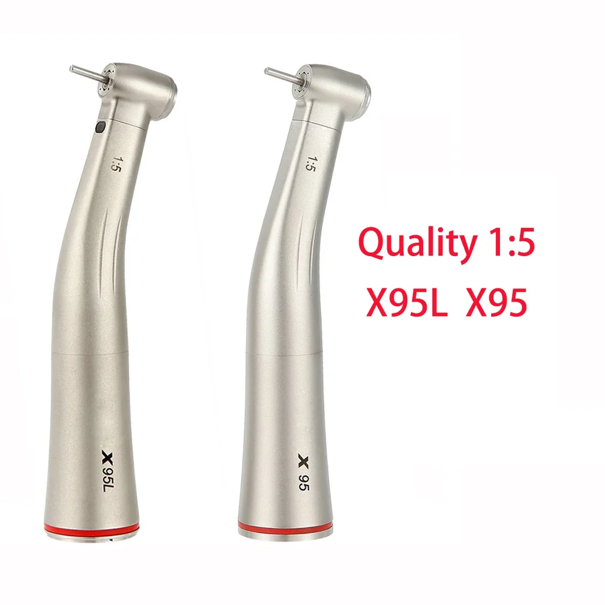 

X95L X95 Dental 1:5 push button Handpiece Contra Angle Internal Water Spray Increasing Red Ring Dental High Speed Handpiece