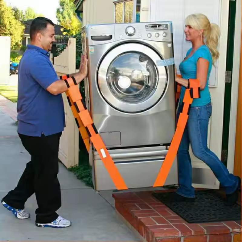 Lifting Moving Strap,Heavy Objects Furniture Labor Saving Transport Belt, Easily Shoulder Wrist Carrying Strap,Home Move Tool - Image 2