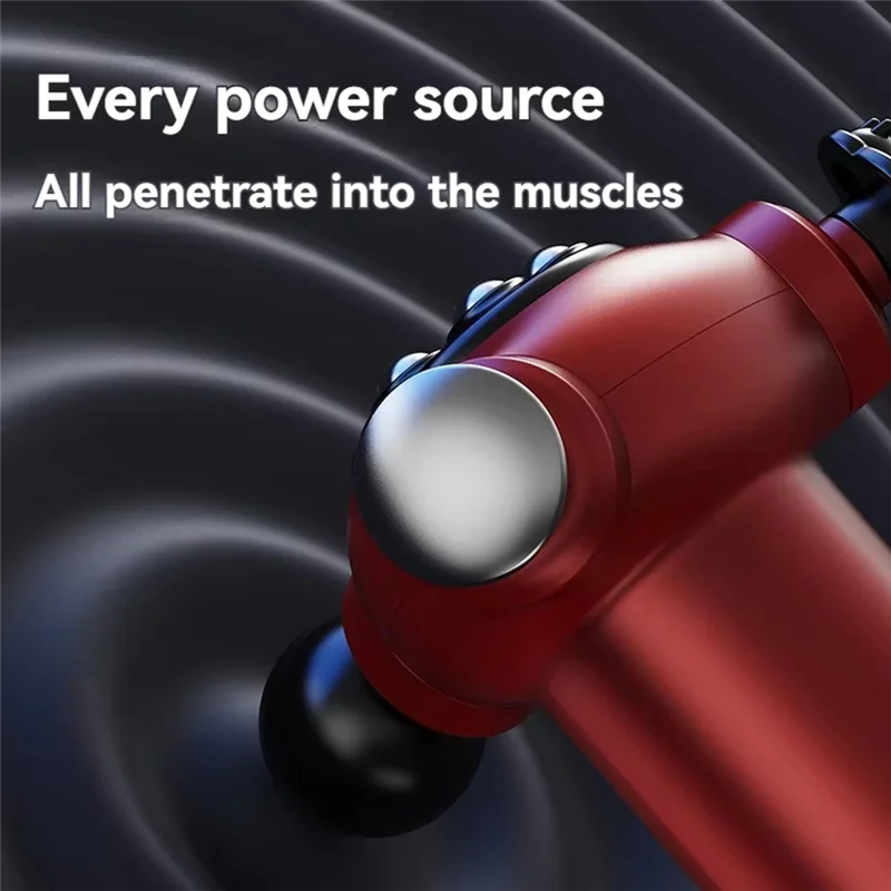 ABGP-Электрический массажер-массажер для расслабления, массажер для фитнеса и расслабления мышц, черный