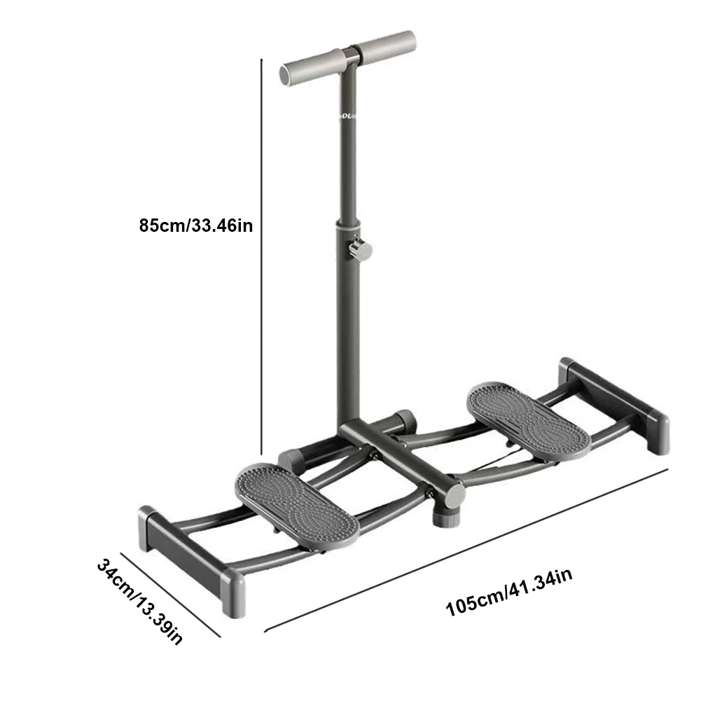 

Тренажер для лыжного спорта с ЖК-дисплеем, оборудование для домашних тренировок, нескользящий тренажер для бедер и ног, аксессуары для укрепления мышц тела