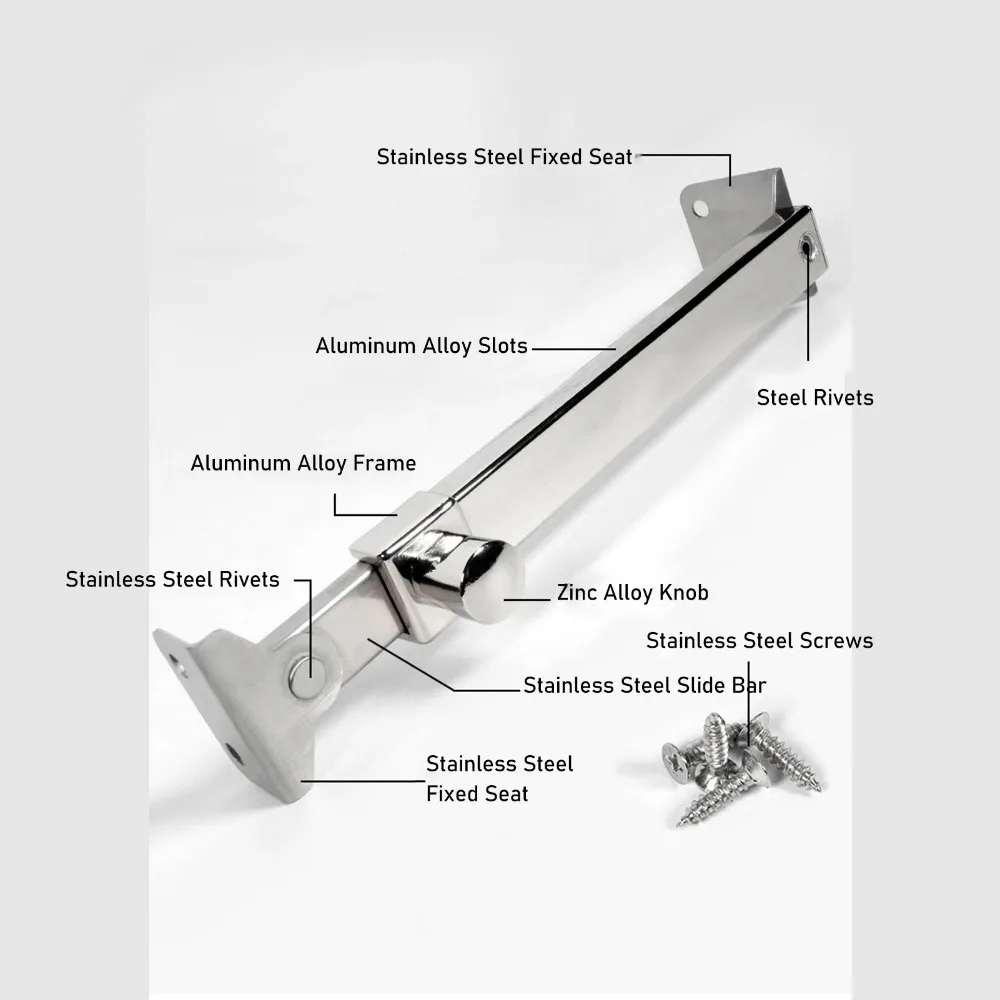 

Алюминиевый комплект для ручного открывания окон, сверхмощный регулируемый телескопический створк, оконная петля из нержавеющей стали