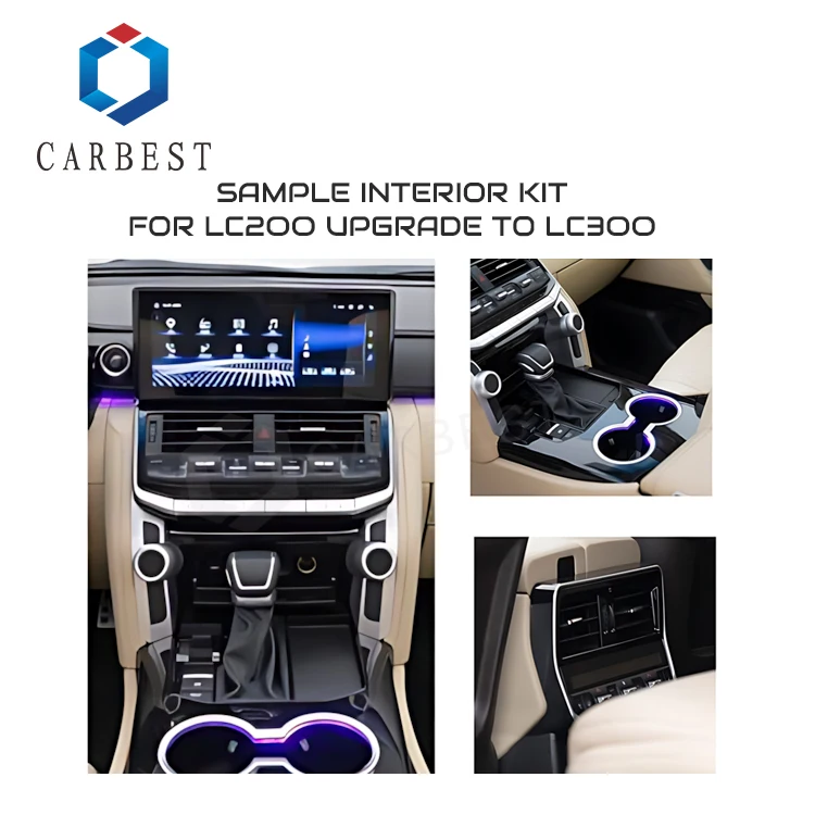 Hot Selling Simple  Type Interior Kit for LC200 08-16 Upgrade to LC300 2022 1:1