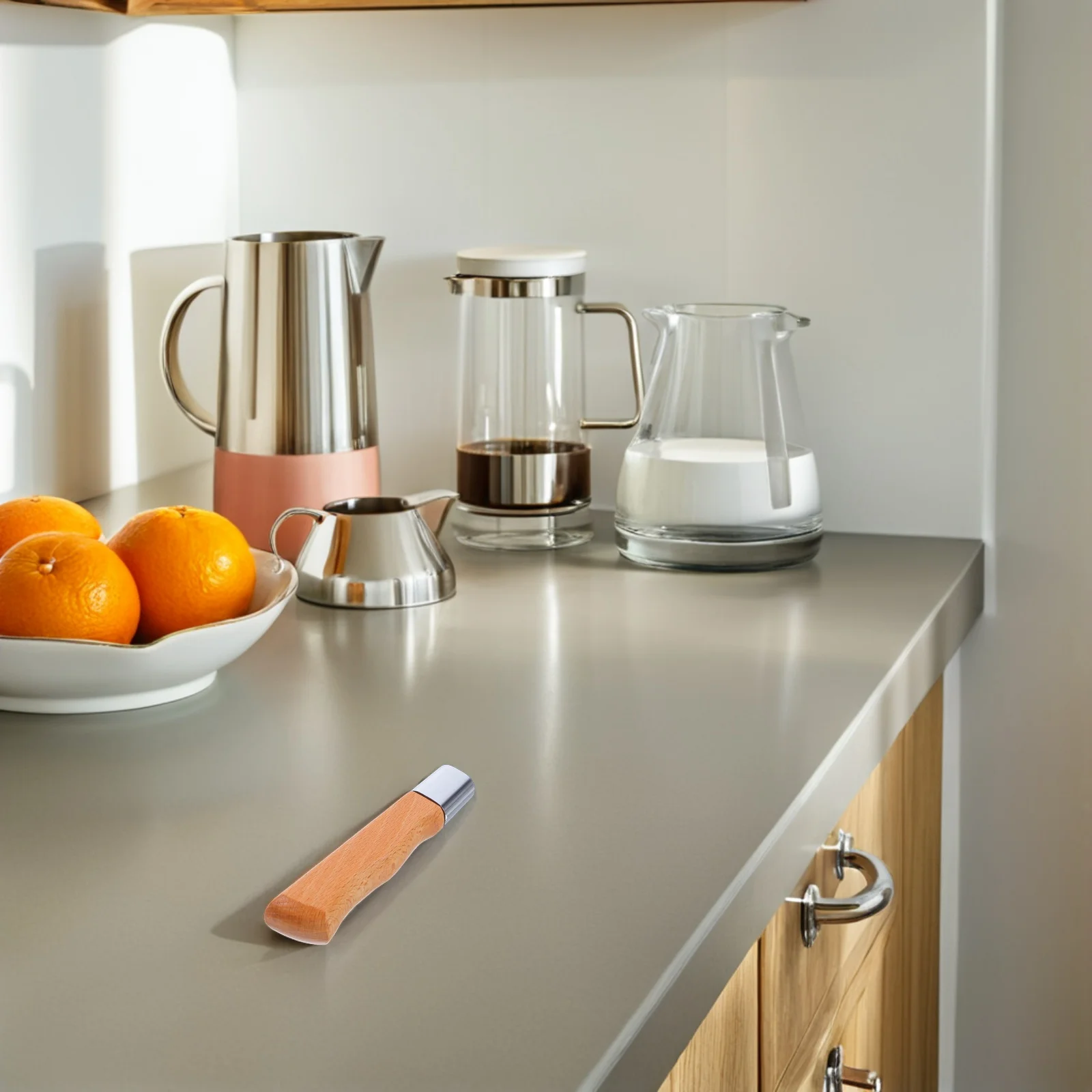 

2Pcs Handmade Wood Knife Handle Replacement Ergonomic Comfortable Grip Kitchen Tool Upgrade Accessory Knife Handle