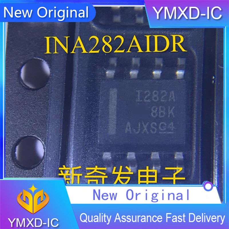 

10 шт./лот, новый оригинальный патч Ina282aidr SOIC-8 от -14 В до 80 В, чип монитора тока