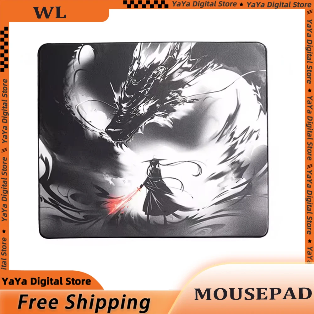 

Original Wanling Wlmouse Sword X Mousepad Esports Pad Hand-Painted Table Desk Mat Pc Accessory Mouse Mats Laptop Pc Gamer Gifts