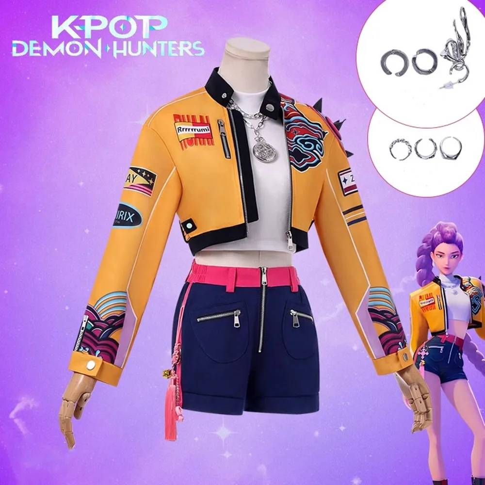 ¡CALIENTE! Disfraz de Cosplay Rumi MiuKoCosplay Anime KPop Demon Hunters Cosplay