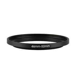 Aluminum Black Step Up Filter Ring 46mm-52mm 46-52 mm 46 to 52 Filter Adapter Lens Adapter for Canon Nikon Sony DSLR Camera Lens