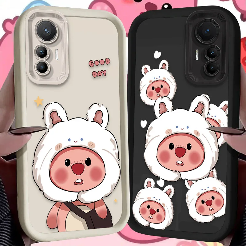 Lovely Little Beaver L-Loopy Case for Xiaomi 14T 13T 12T 11T 13 12 11 Lite 5G NE POCO X6 X5 F6 F5 F3 X4 GT X3 NFC M5S C65 M6 Pro