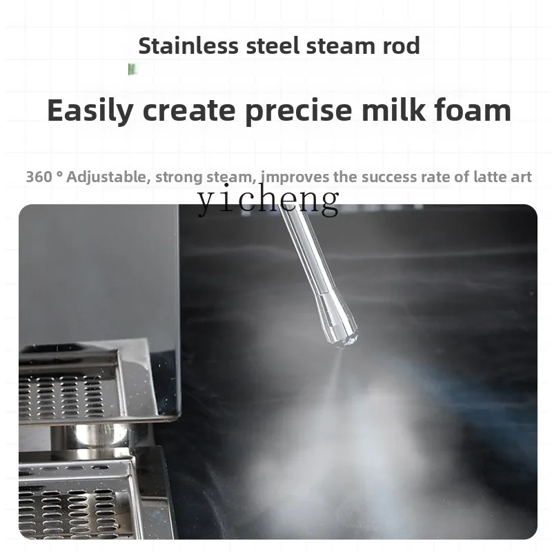 Zz ekspres do kawy komercyjny włoski półautomatyczny mały młynek do kawy z mlekiem i herbatą