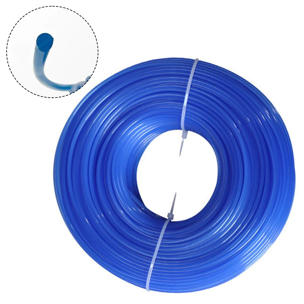 1,6 mm x 100 m Trimmerfaden, Nylonseil für Gartenrasentrimmer, Rasenmäherzubehör